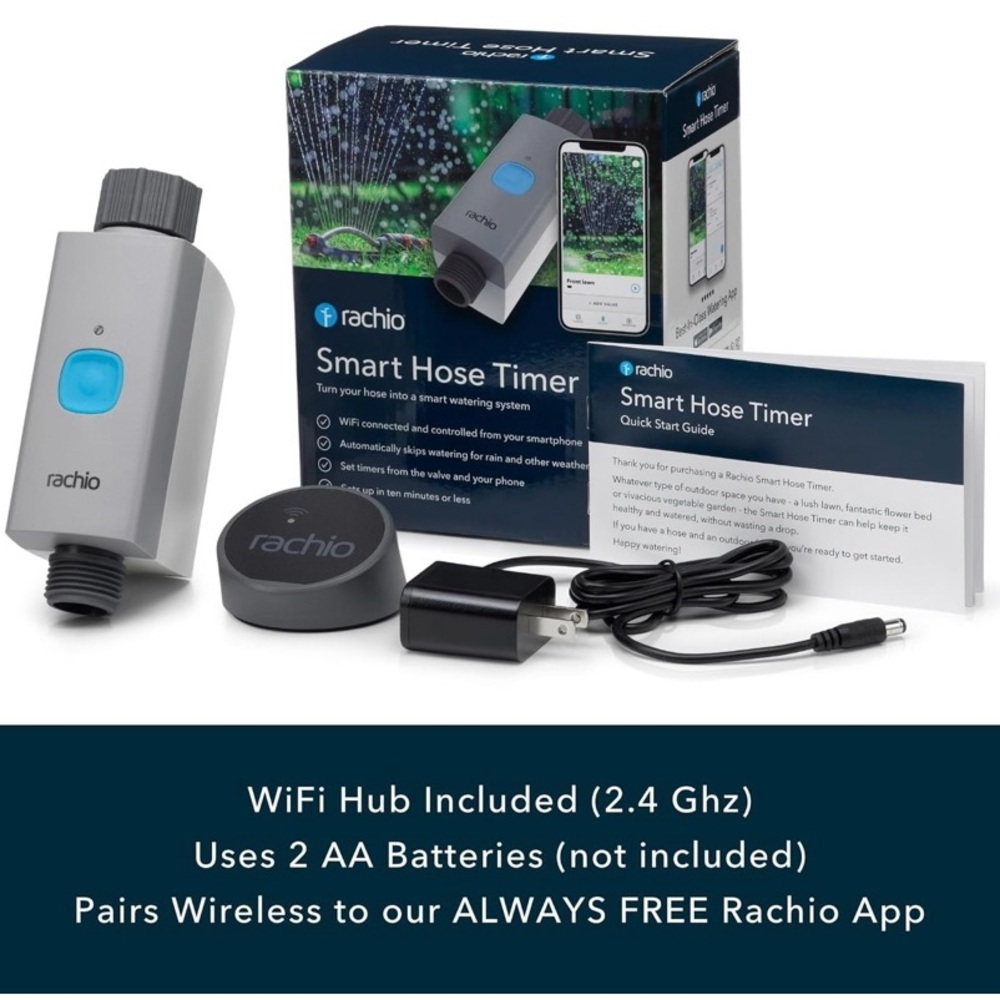 Smart Hose Timer with WiFi Hub - Gray
